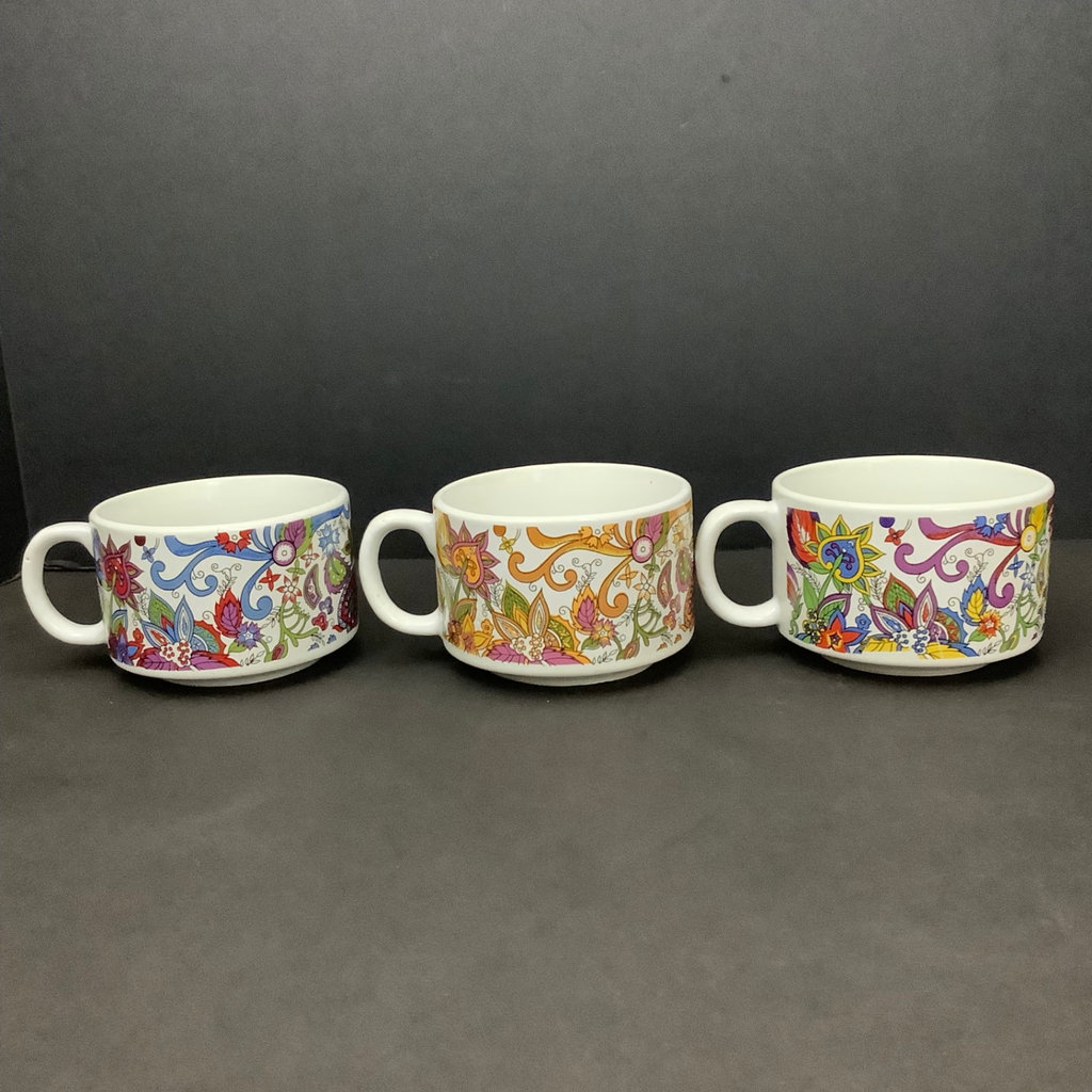 Vintage Eloxsoren Dish and Mod Paisley Ceramics - image 6 of 10