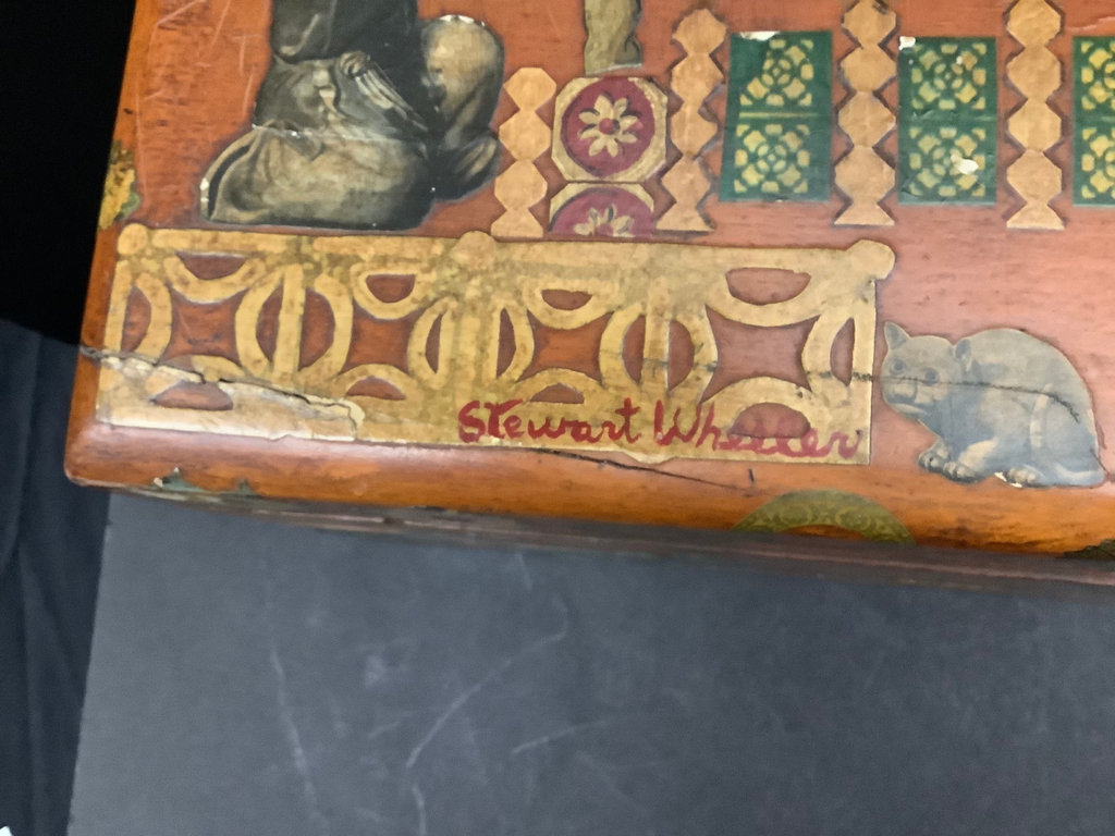 Stewart Wheeler Decoupage Treasure Box - image 6 of 15