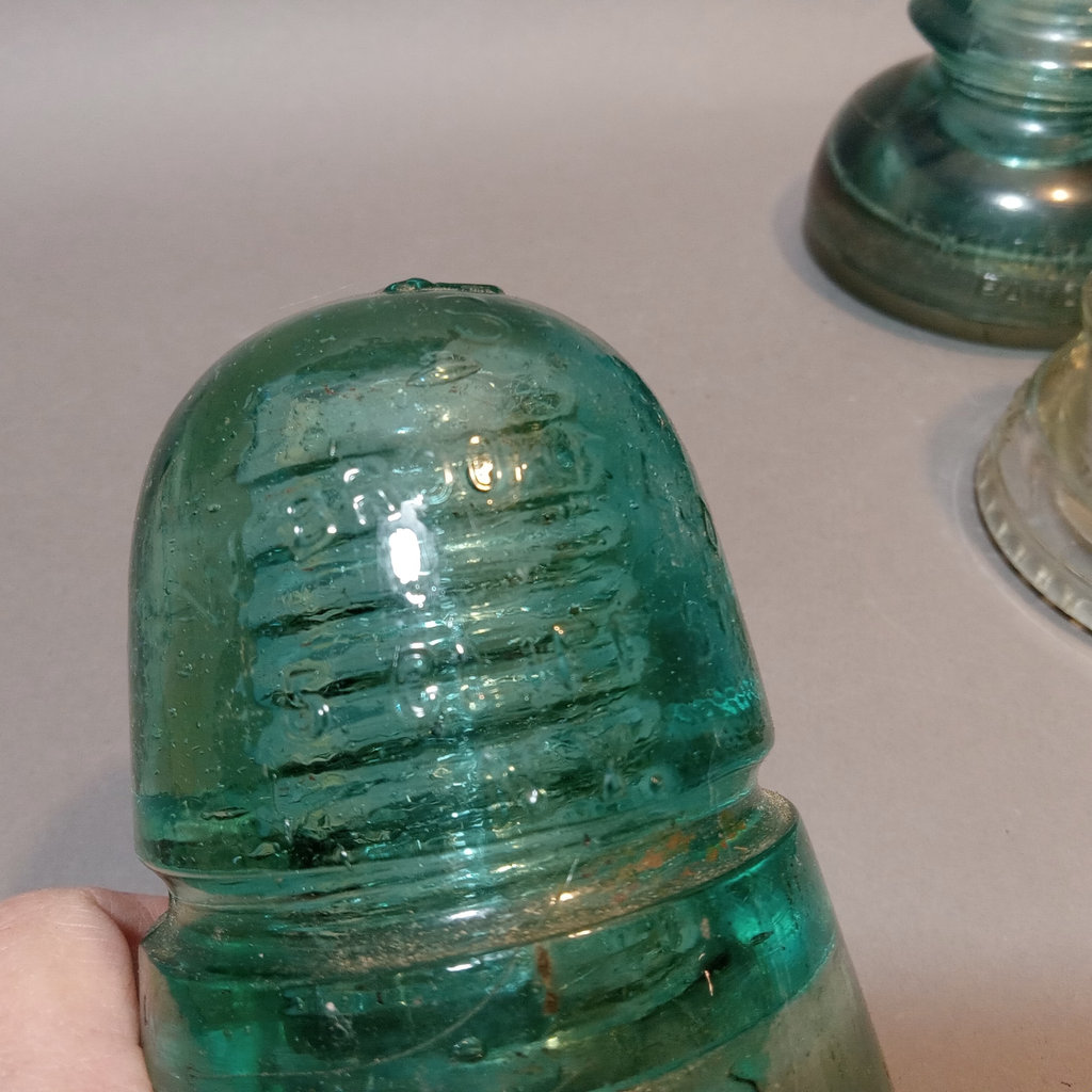 Antique Glass Insulators - image 7 of 15