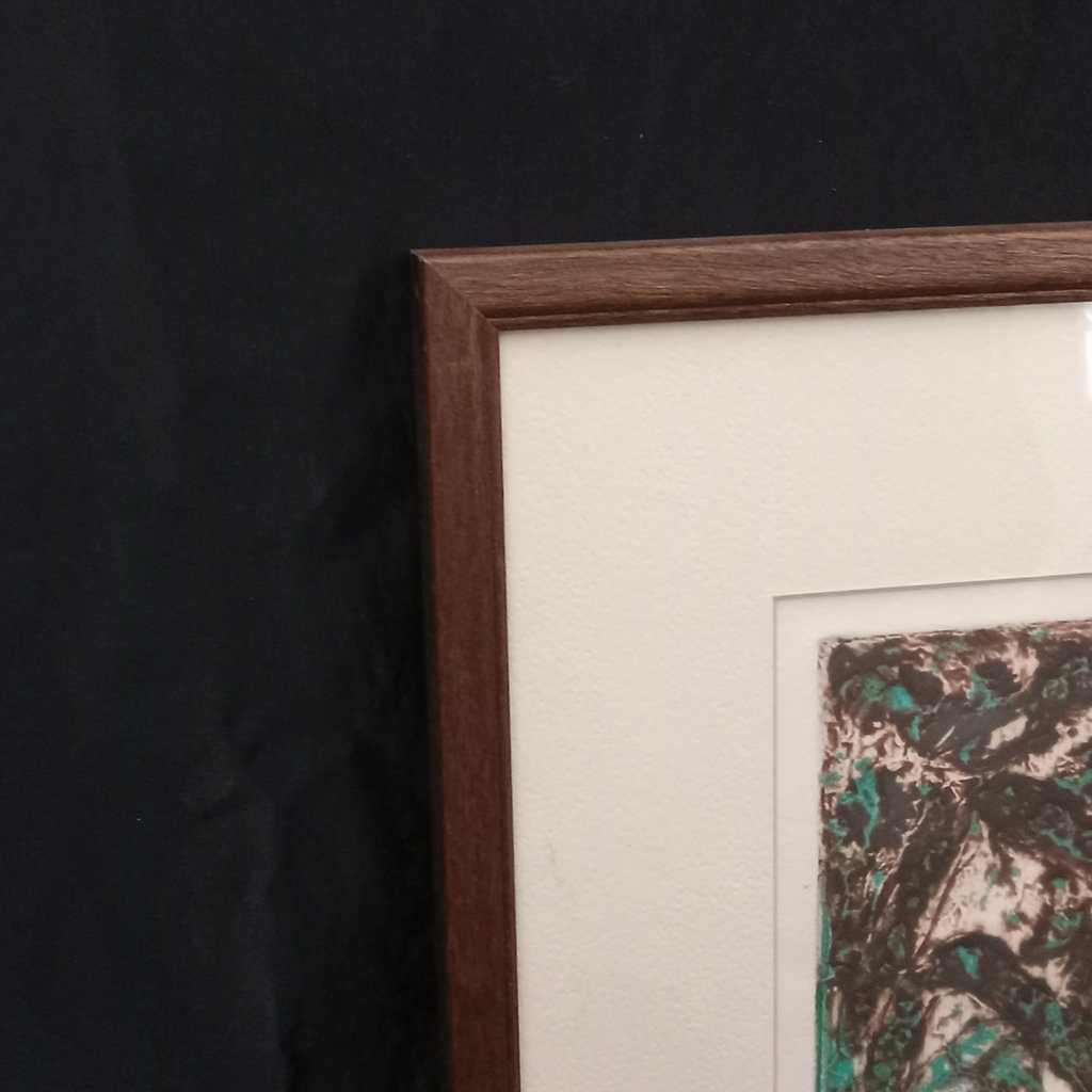Polymer Crab / Ali Web Framed Woodcut Print - image 9 of 10