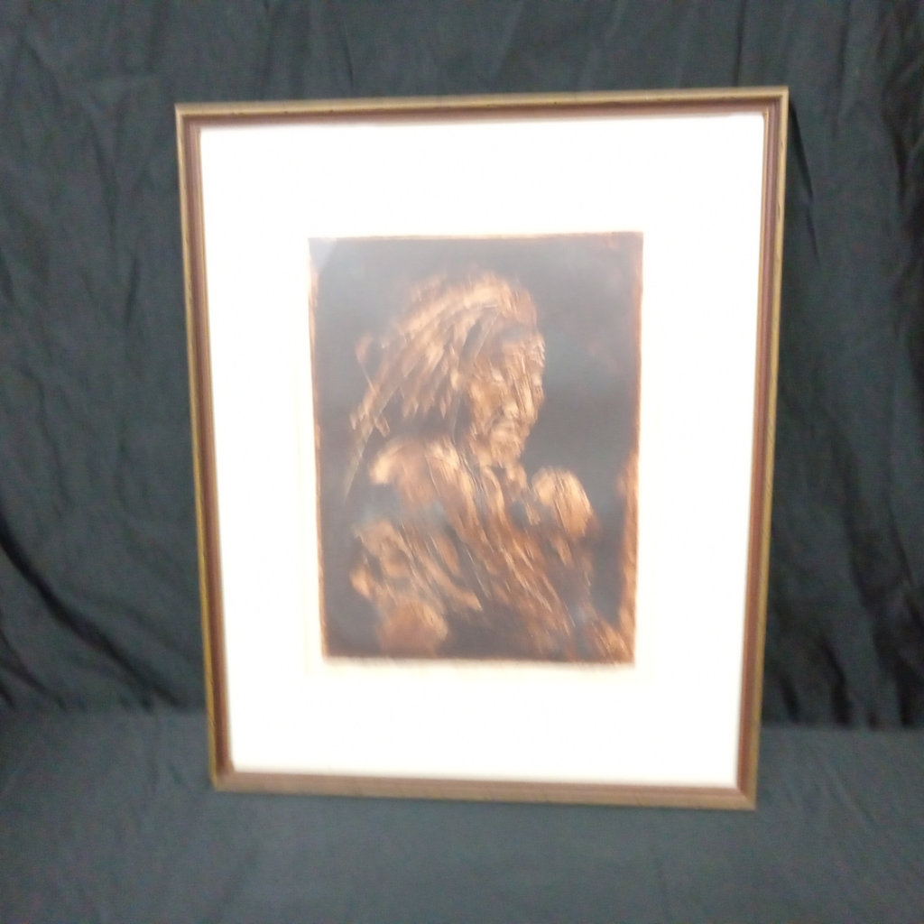 Red Cloud / Ali Web Framed Woodcut Prints - image 3 of 13