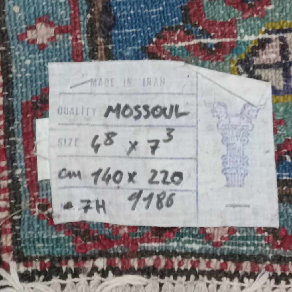 Hand Knotted Persian Mossoul Rug - image 8 of 8