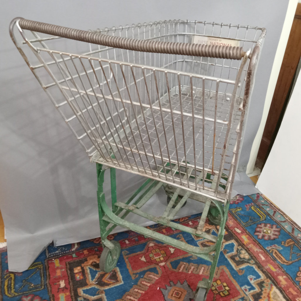 Vintage Steel Shopping Cart - image 3 of 7