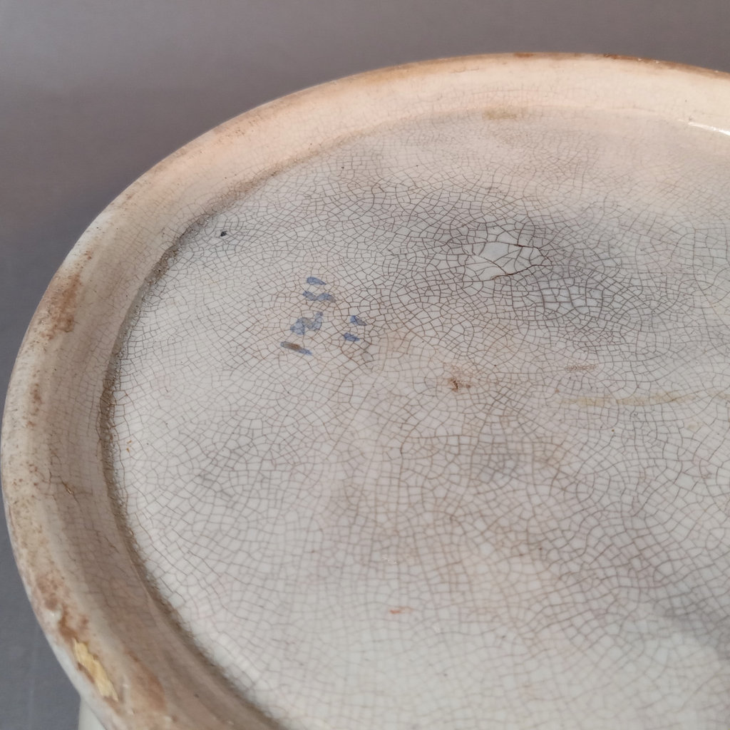 Antique Ironstone Bowl w/Chinoiserie Design - image 7 of 7