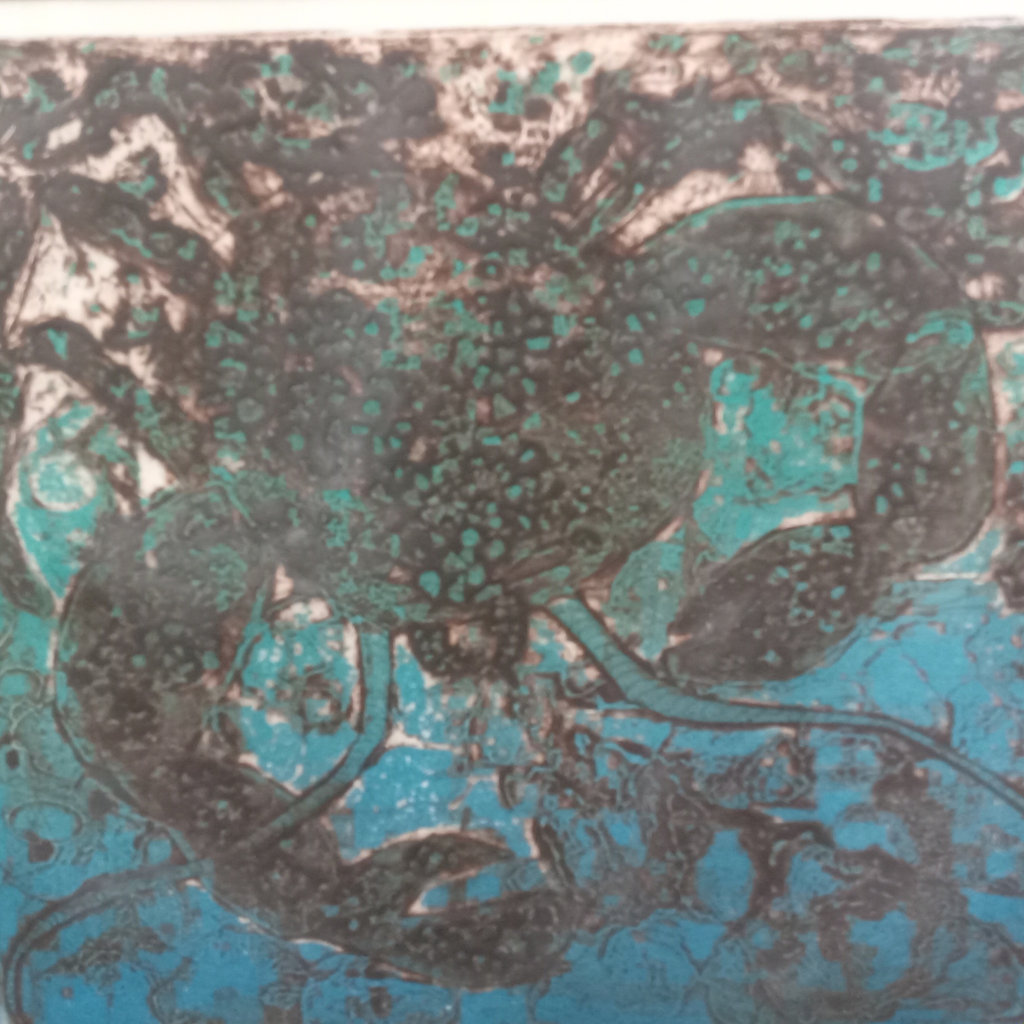 Polymer Crab / Ali Web Framed Woodcut Print - image 8 of 10