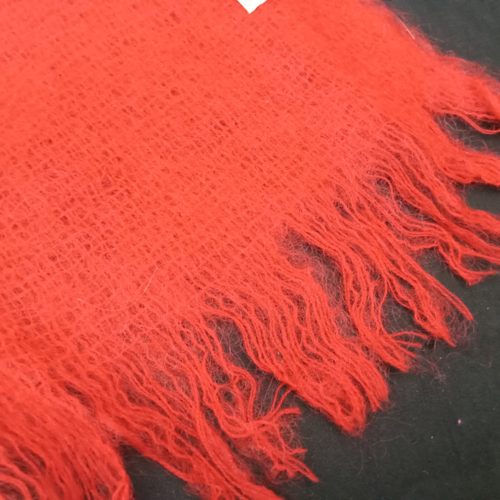Vintage Felted Wool Throw/Scarves - image 11 of 11