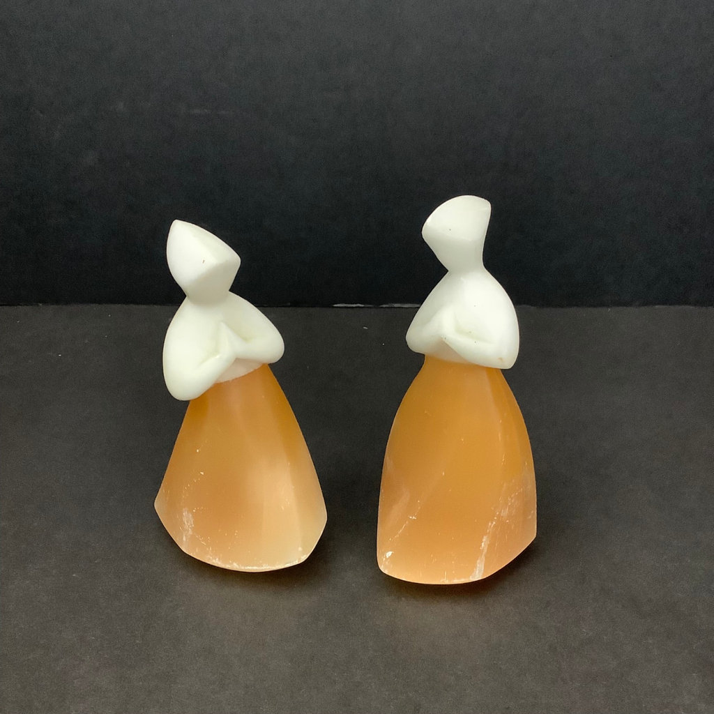 Vintage Russian Selenite Figurines - image 1 of 9