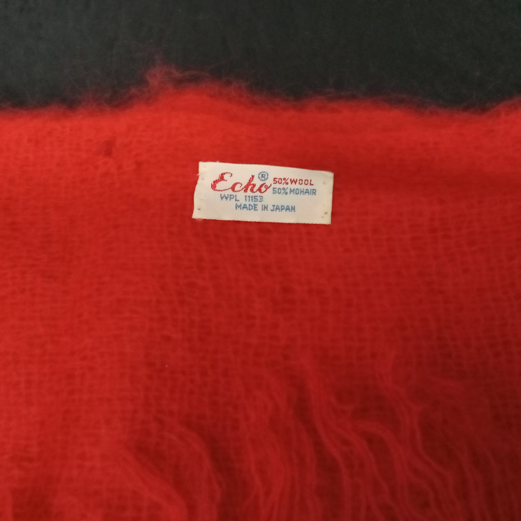 Vintage Felted Wool Throw/Scarves - image 10 of 11