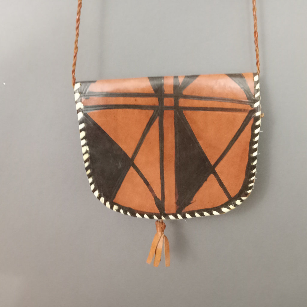 African Fabric & Leather Bags - image 9 of 18