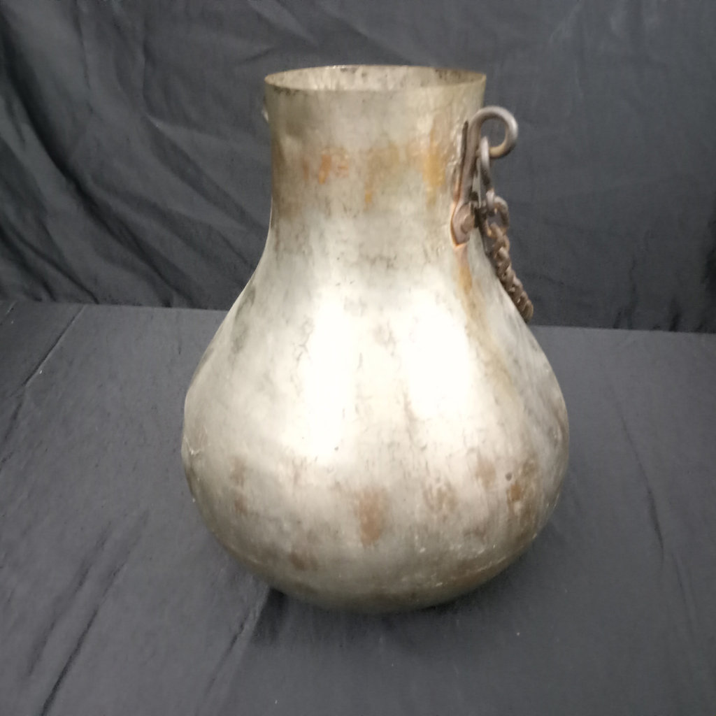 Antique Metal Hanging Oil Can / Planter - image 5 of 8