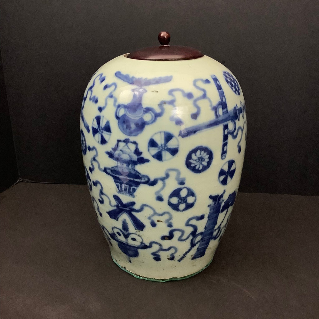 Large Vintage Ginger Jar - image 1 of 8