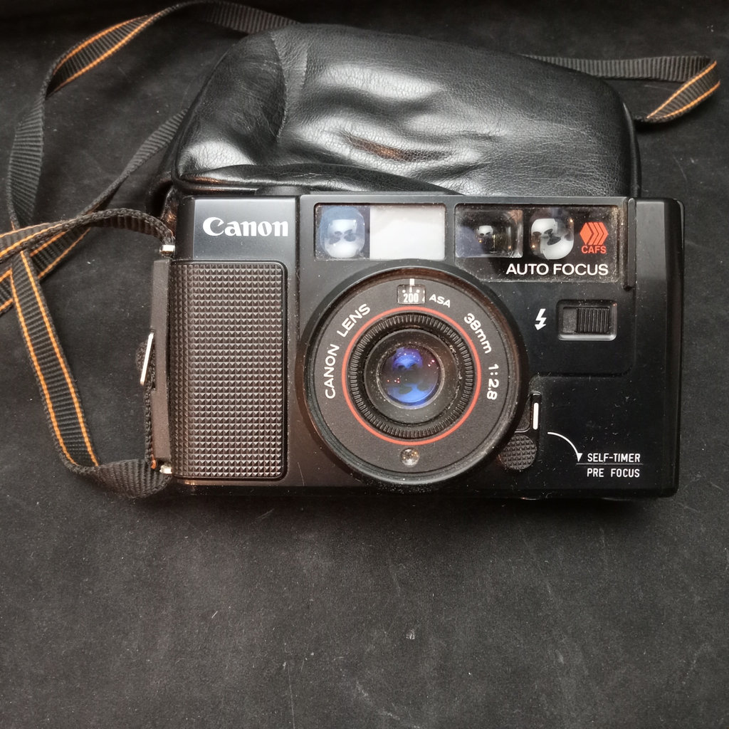 Canon AF35M Camera & Tokina Tripod - image 2 of 8