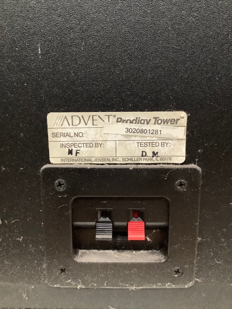 Advent Prodigy Speaker Towers - image 4 of 6