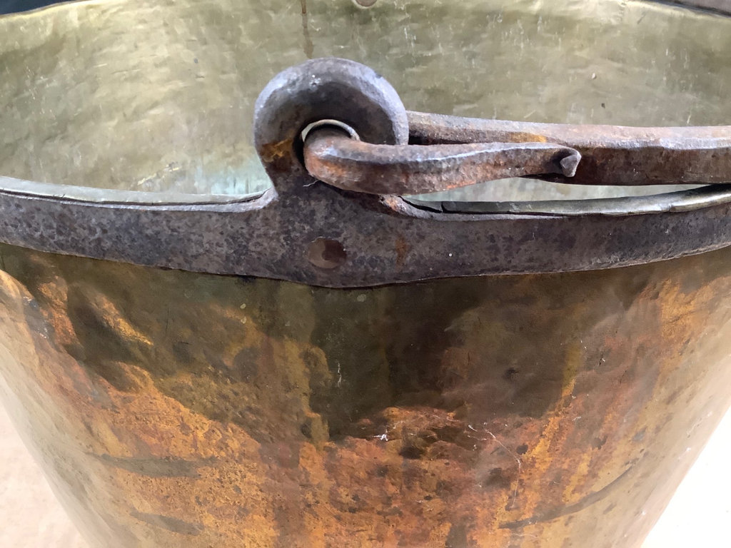 Hammered Copper & Steel Caldron - image 4 of 6