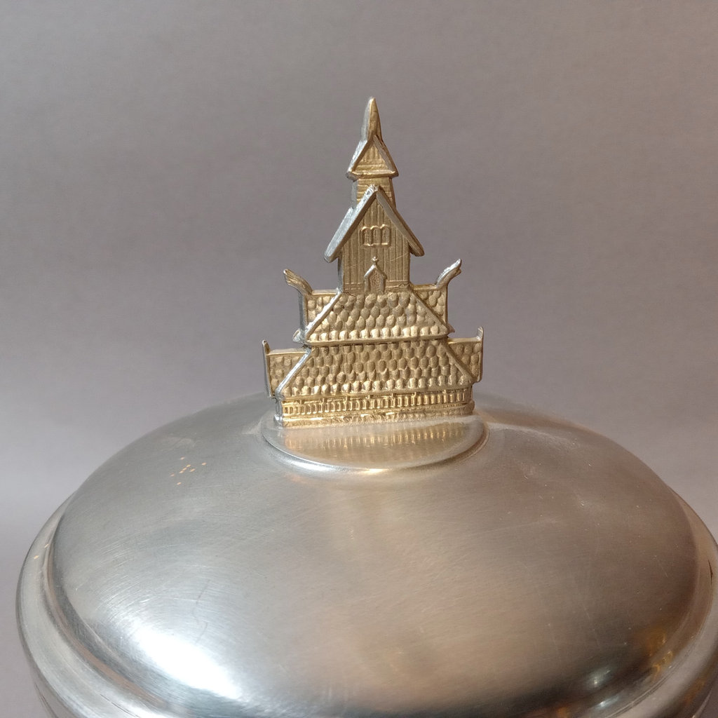 OMA TINN Tobacco Jar - image 3 of 6