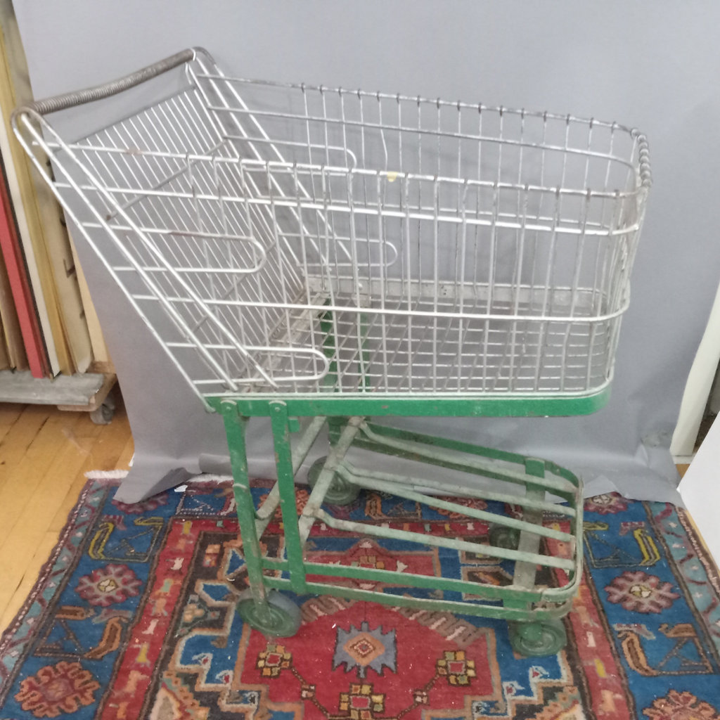 Vintage Steel Shopping Cart - image 5 of 7