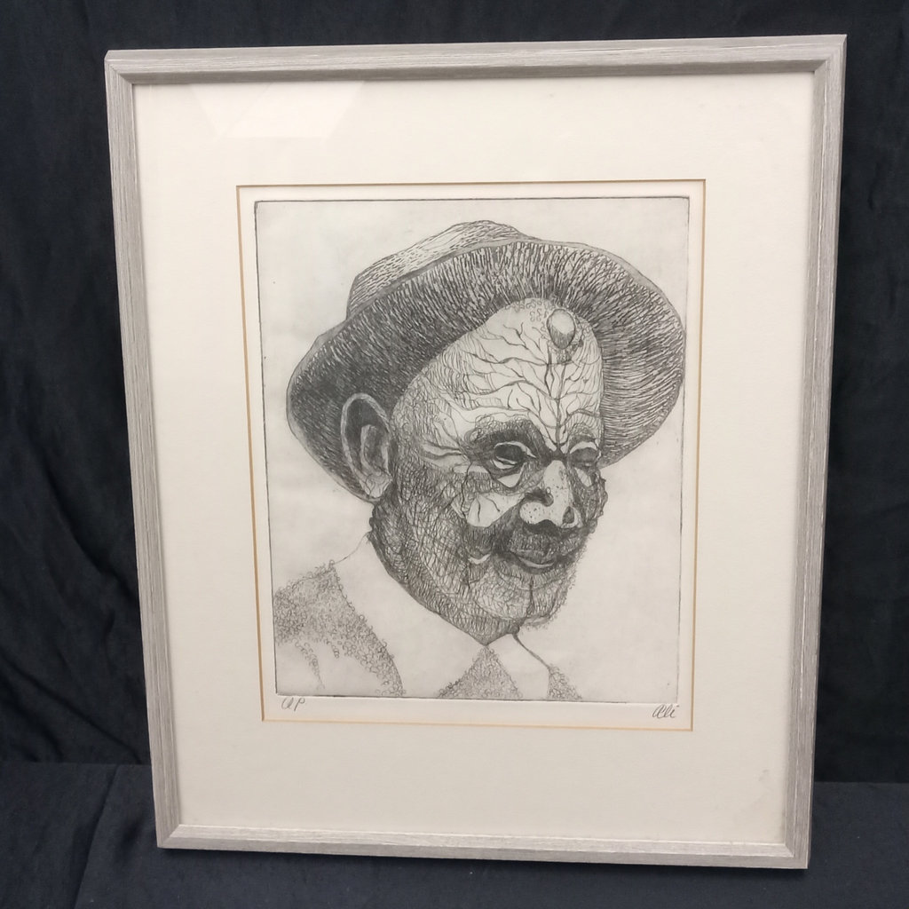 Untitled / Ali Web Woodcut Print - image 2 of 6