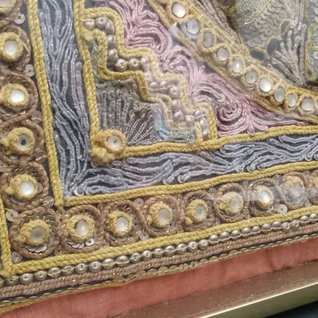Vintage Thai Framed Textile - image 3 of 7