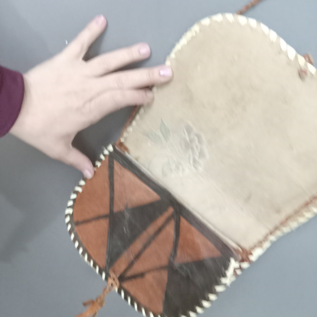 African Fabric & Leather Bags - image 10 of 18
