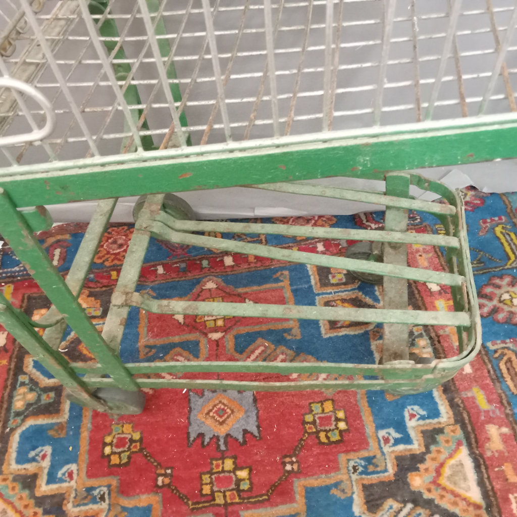 Vintage Steel Shopping Cart - image 7 of 7