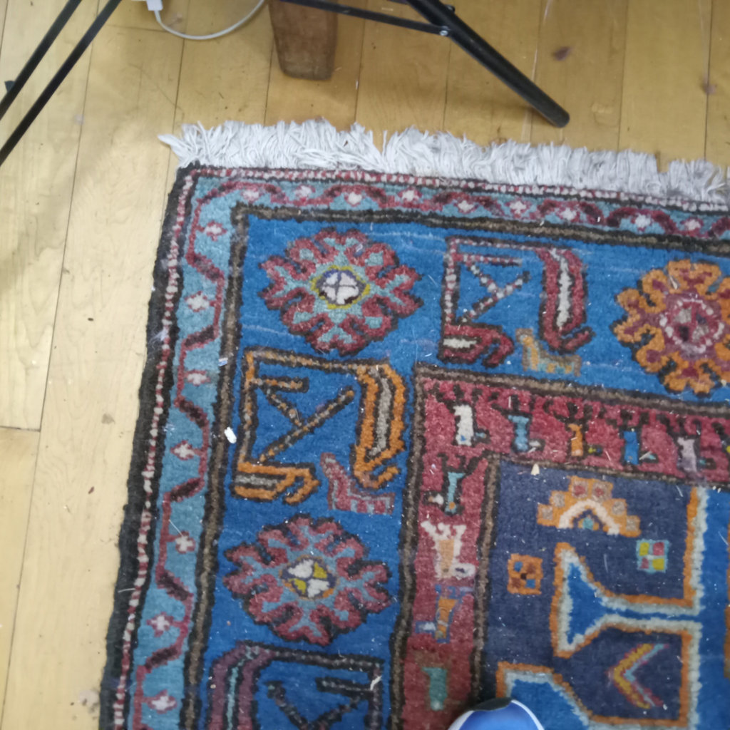 Hand Knotted Persian Mossoul Rug - image 7 of 8