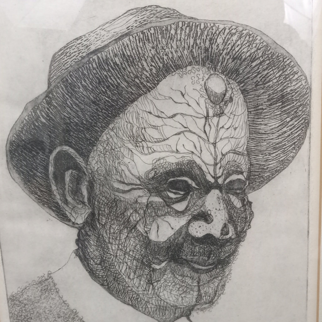 Untitled / Ali Web Woodcut Print - image 5 of 6