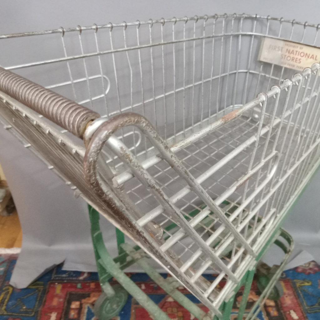 Vintage Steel Shopping Cart - image 4 of 7