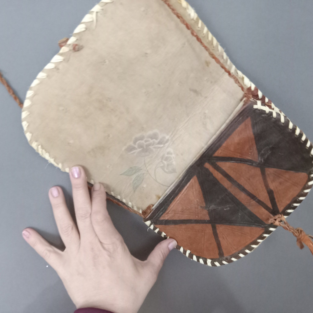 African Fabric & Leather Bags - image 11 of 18
