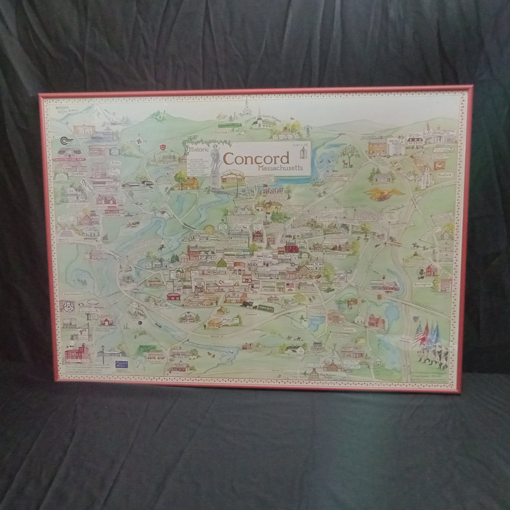 Illustrated Map Historic Concord, Massachusetts - image 2 of 7