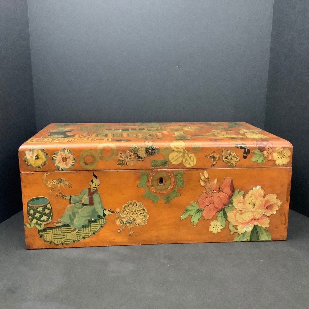 Stewart Wheeler Decoupage Treasure Box - image 1 of 15