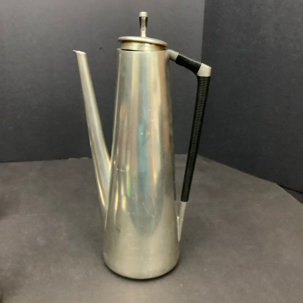 Vintage KMD Tiel Royal Holland Pewter Coffee Set - image 2 of 15