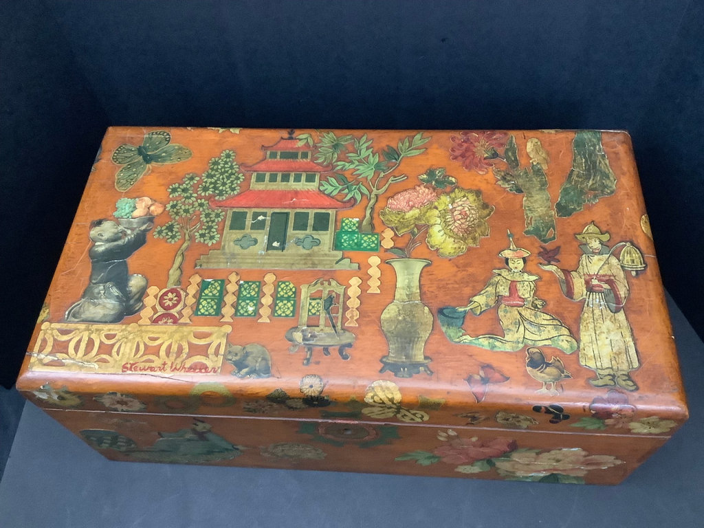 Stewart Wheeler Decoupage Treasure Box - image 5 of 15