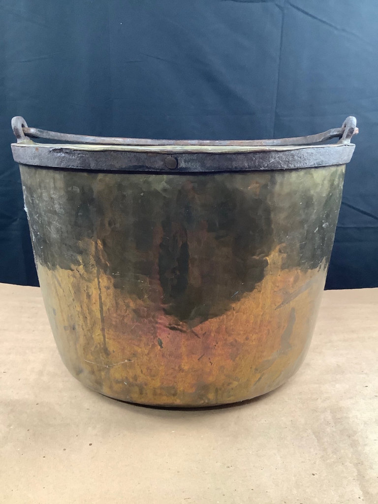 Hammered Copper & Steel Caldron - image 5 of 6