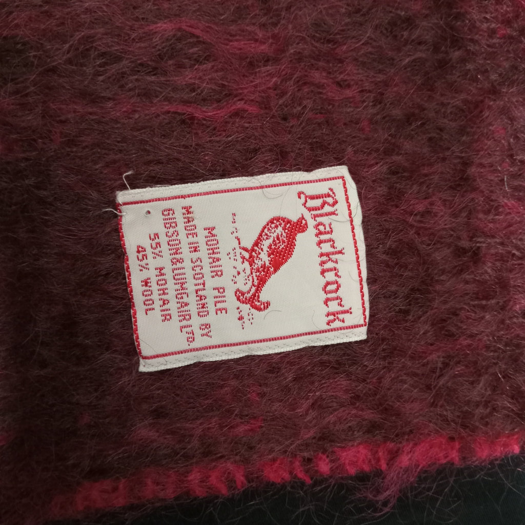 Vintage Felted Wool Throw/Scarves - image 8 of 11