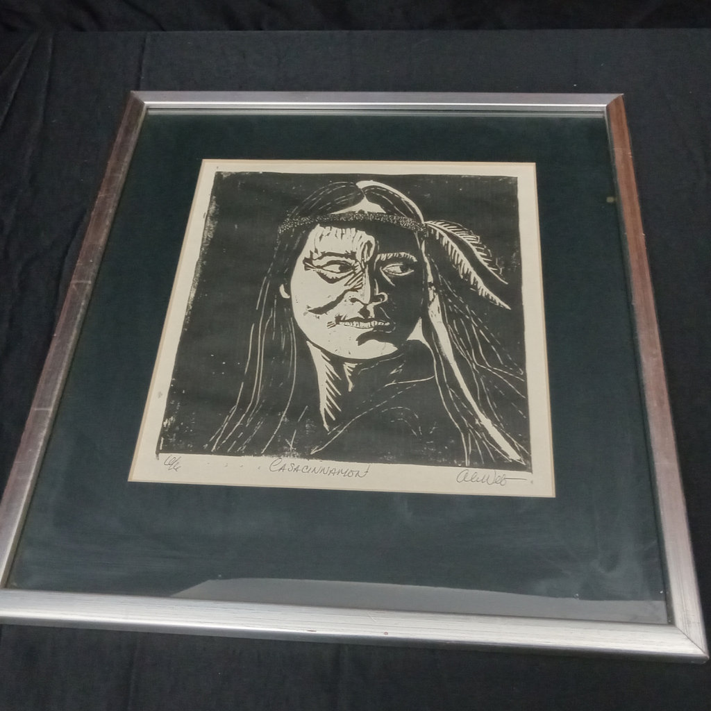 Casa Cinnamon / Ali Web Framed Woodcut Prints - image 7 of 12
