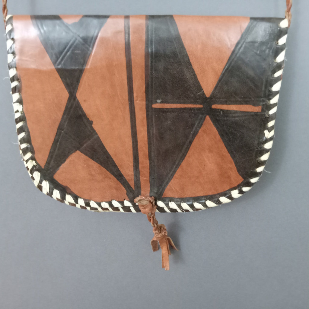 African Fabric & Leather Bags - image 7 of 18