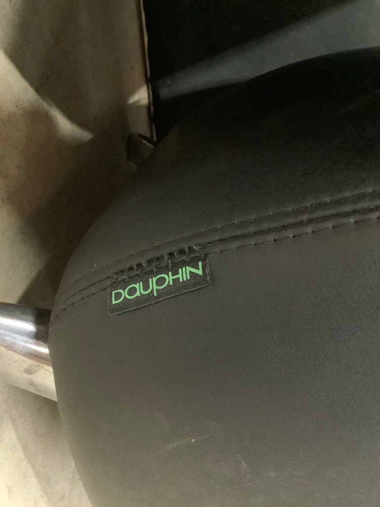 Dauphin Bobo Leather / Maple Lounge Chairs - image 4 of 5