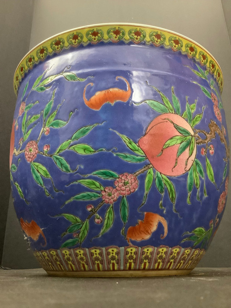 Vintage Asian Goldfish Bowl - image 3 of 6