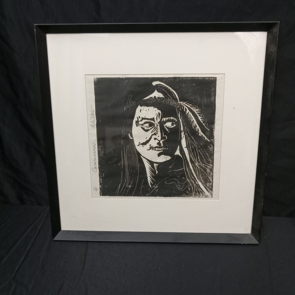 Casa Cinnamon / Ali Web Framed Woodcut Prints - image 2 of 12