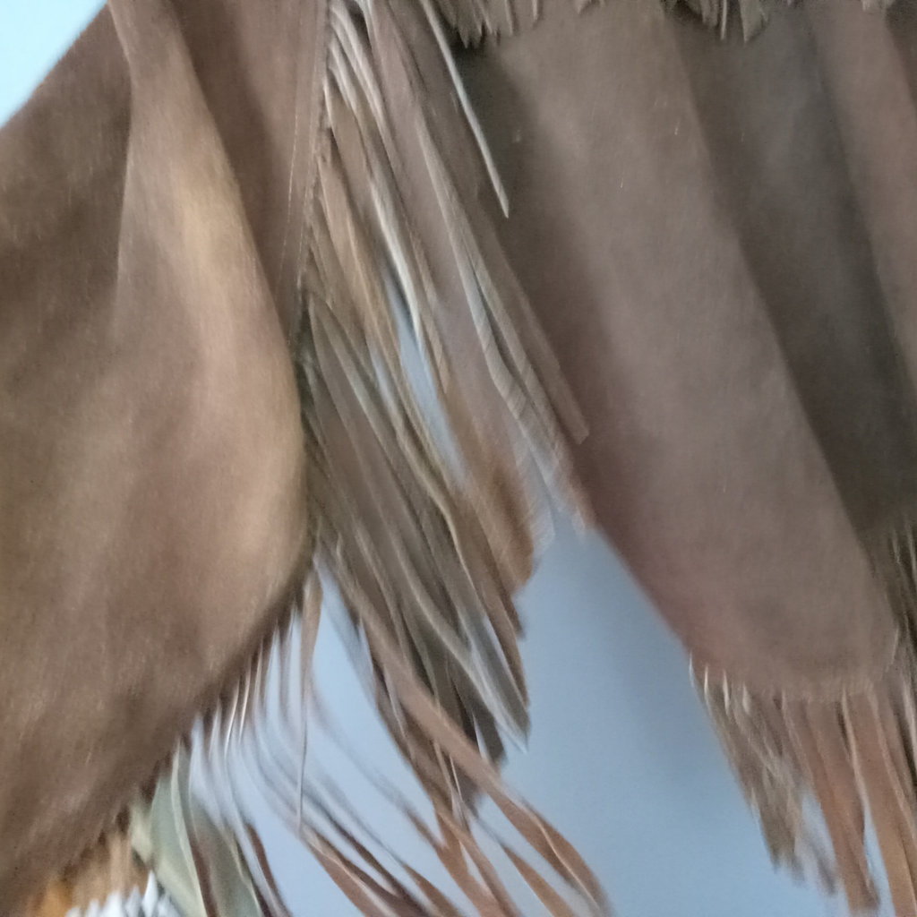 Vintage Fringe Suede Jacket - image 5 of 9