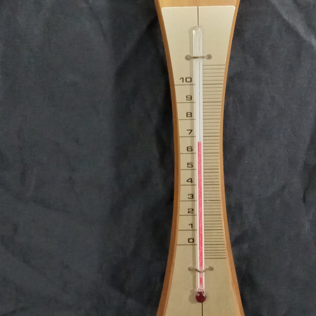 Vintage Wall Barometer/Thermometer - image 4 of 6