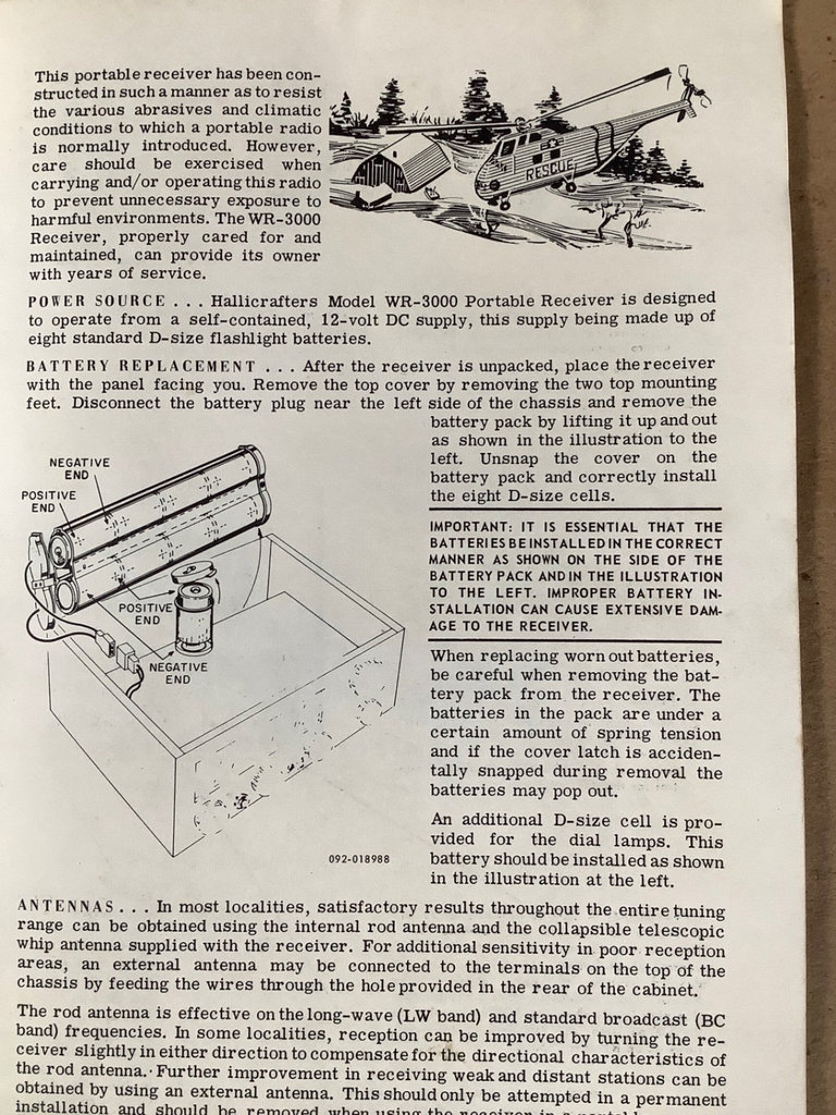 Hallicrafters WR-3000 Radio - image 3 of 3