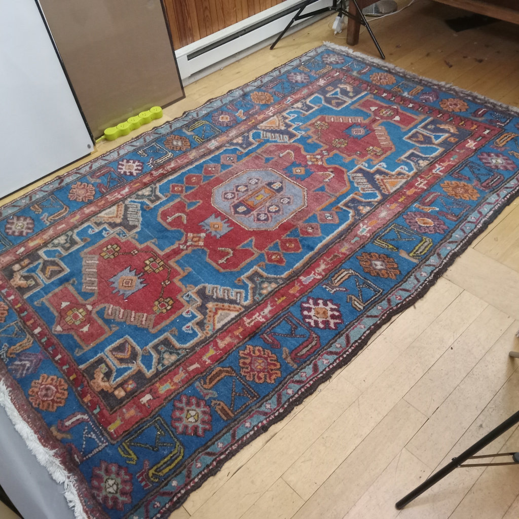 Hand Knotted Persian Mossoul Rug - image 1 of 8