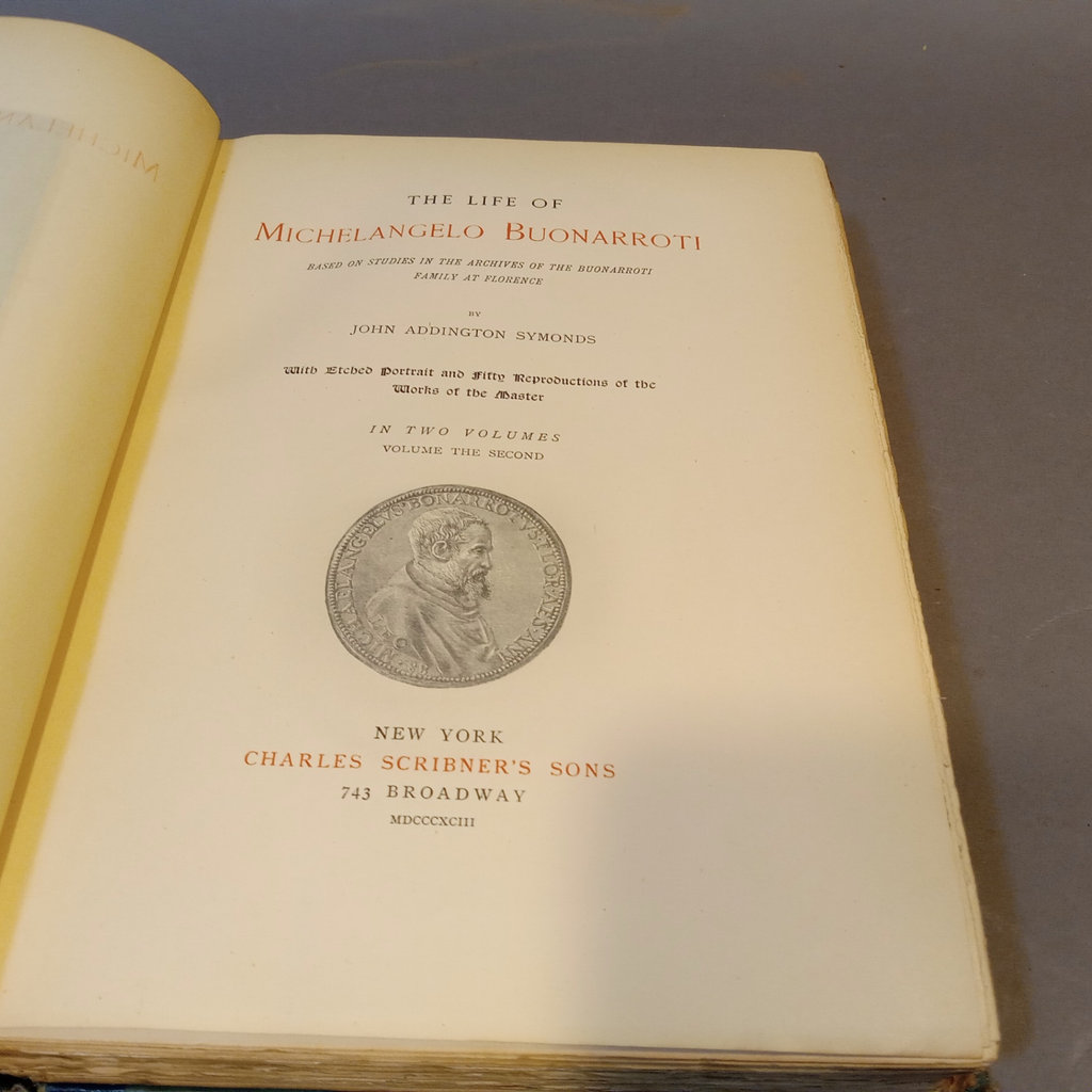 The Life of Michelangelo / Charles Scribner's Sons 1893 - image 14 of 17