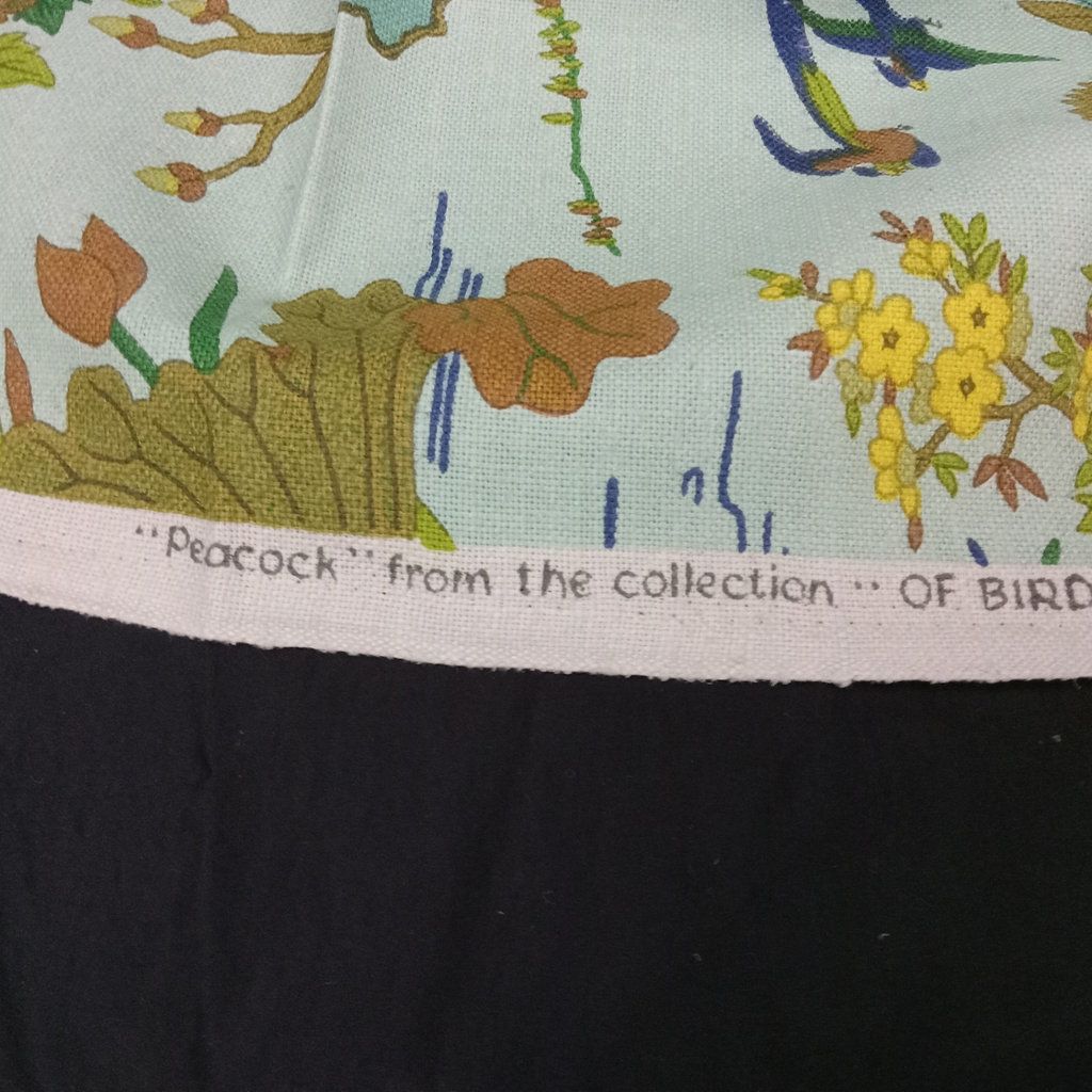 Vintage Coverlets & Fabric - Peacock by Greeff - image 4 of 8