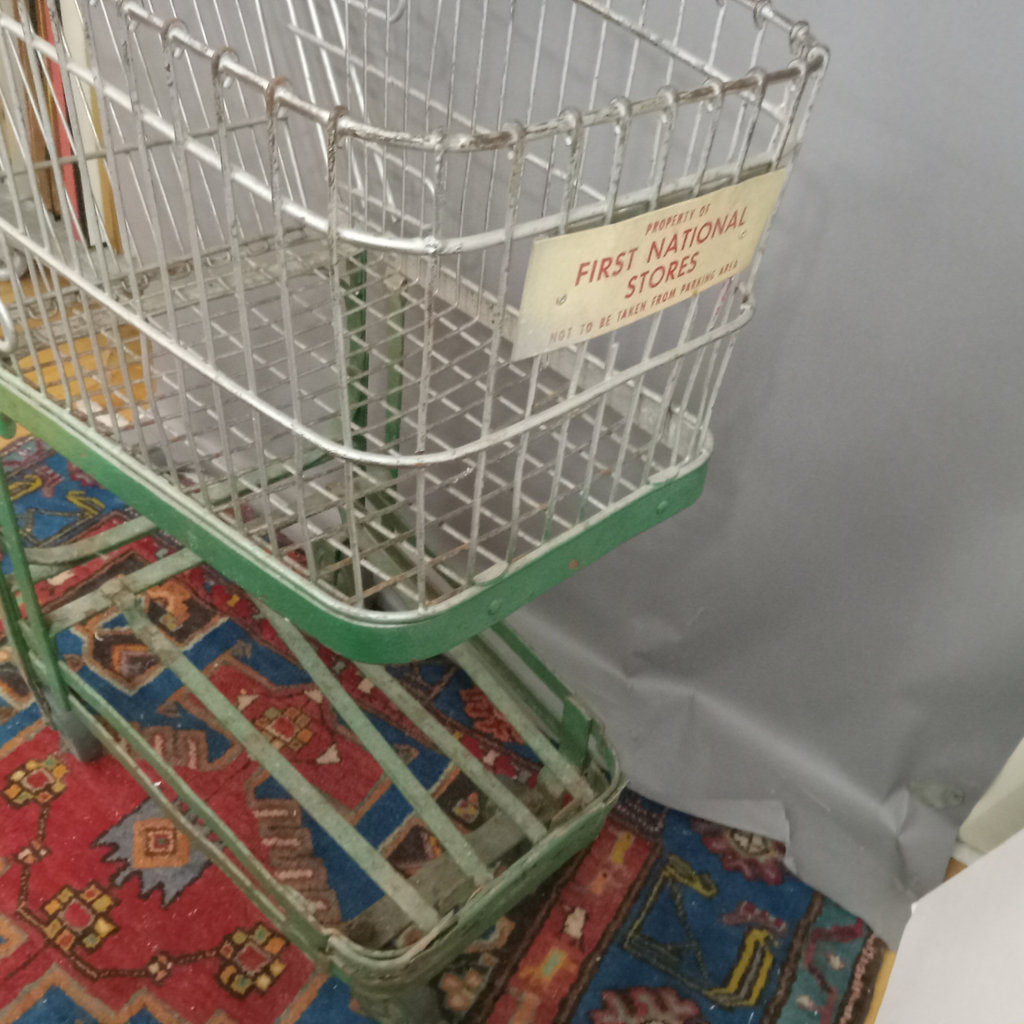 Vintage Steel Shopping Cart - image 6 of 7