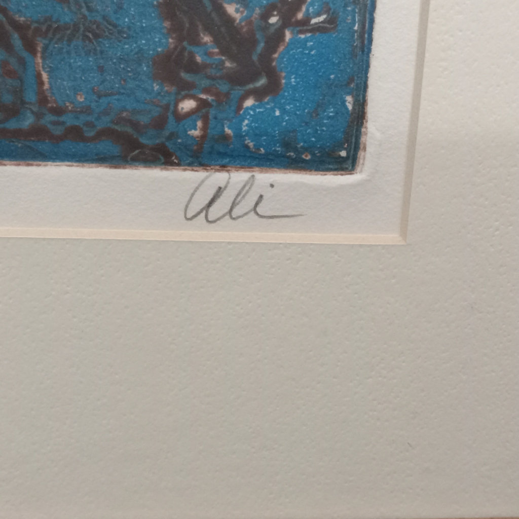 Polymer Crab / Ali Web Framed Woodcut Print - image 7 of 10