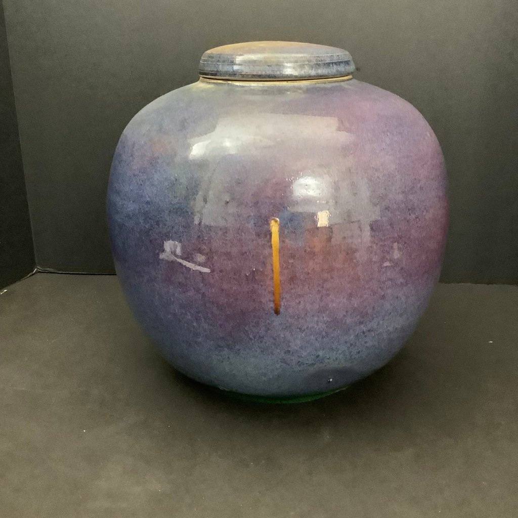 Large Hand Thrown Ginger Jar - image 1 of 7