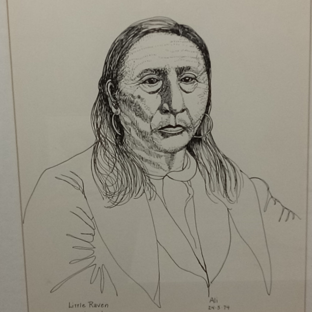 Arapaho Framed Pen & Ink Portraits / Ali Web - image 8 of 12