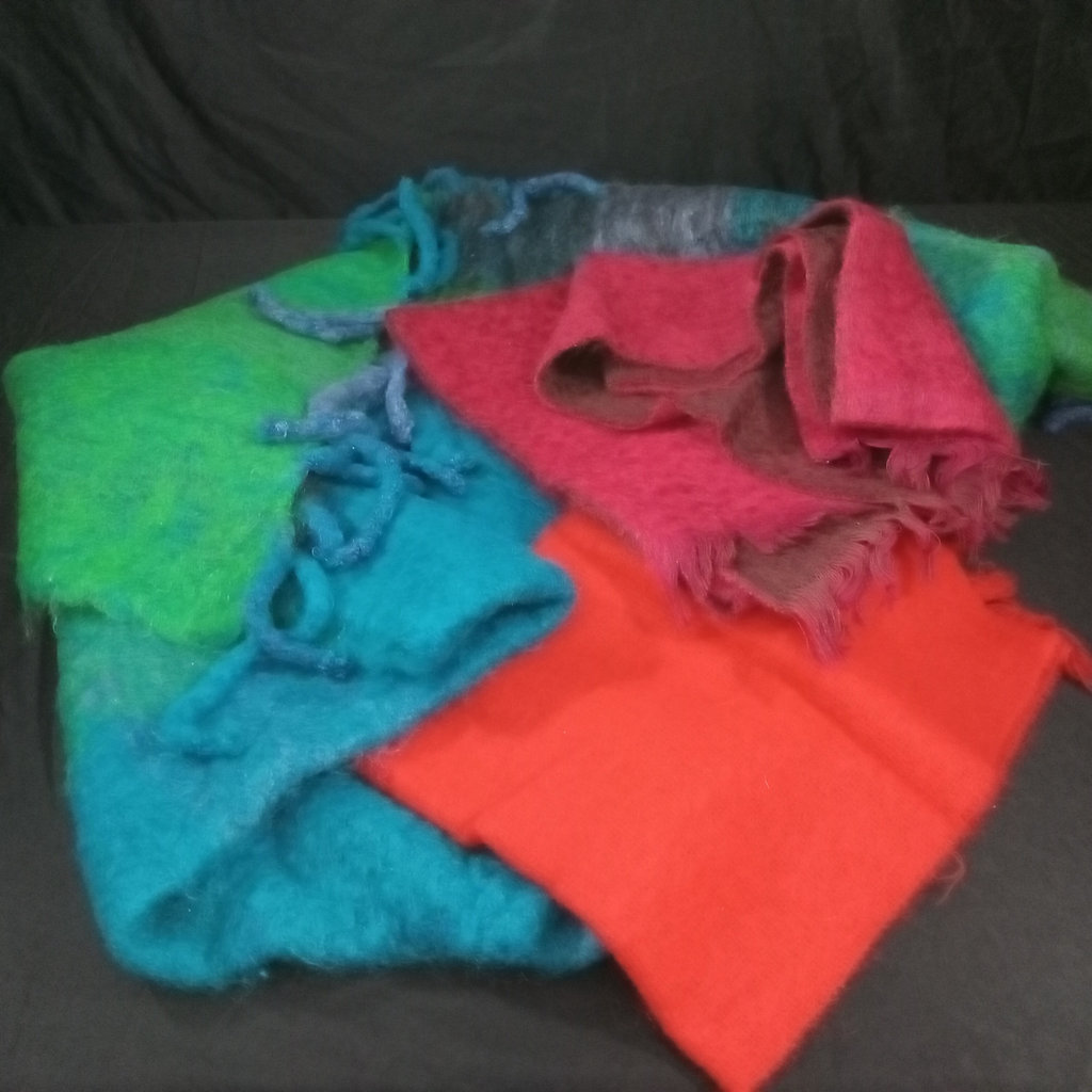 Vintage Felted Wool Throw/Scarves - image 1 of 11